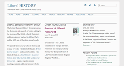 Desktop Screenshot of liberalhistory.org.uk