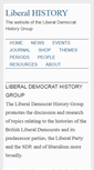 Mobile Screenshot of liberalhistory.org.uk